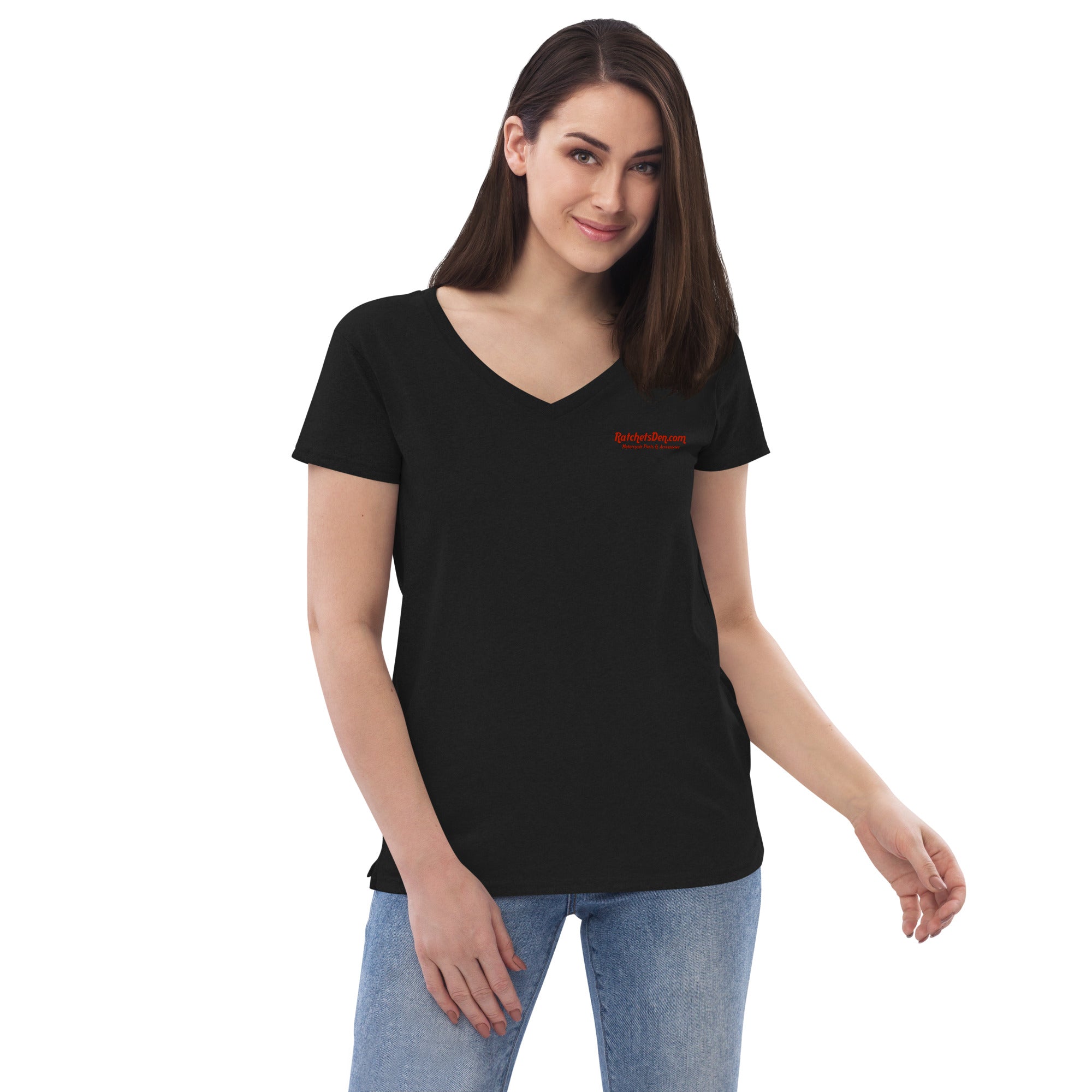 305 - Ratchet Baggers Made In Dade Women’s recycled v-neck t-shirt