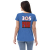 305 - Ratchet Baggers Made In Dade Women’s recycled v-neck t-shirt