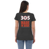 305 - Ratchet Baggers Made In Dade Women’s recycled v-neck t-shirt