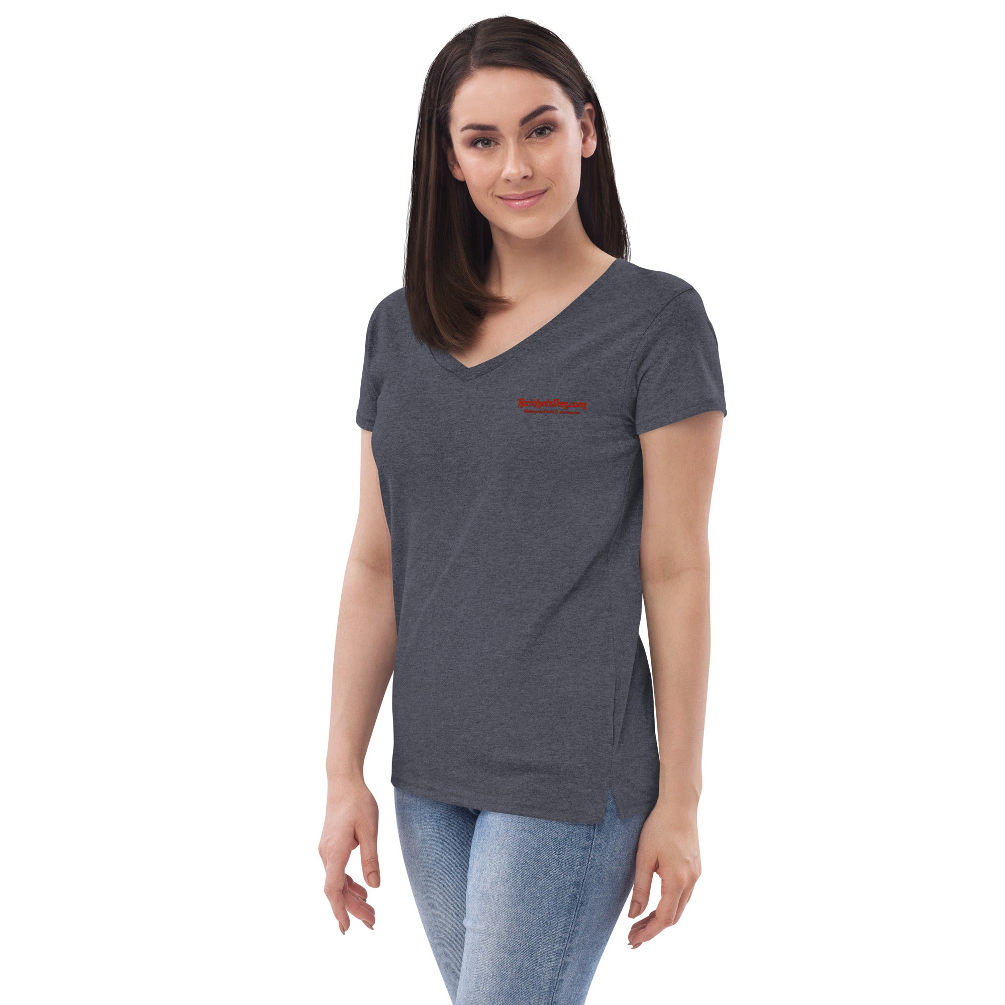 305 - Ratchet Baggers Made In Dade Women’s recycled v-neck t-shirt
