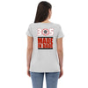 305 - Ratchet Baggers Made In Dade Women’s recycled v-neck t-shirt