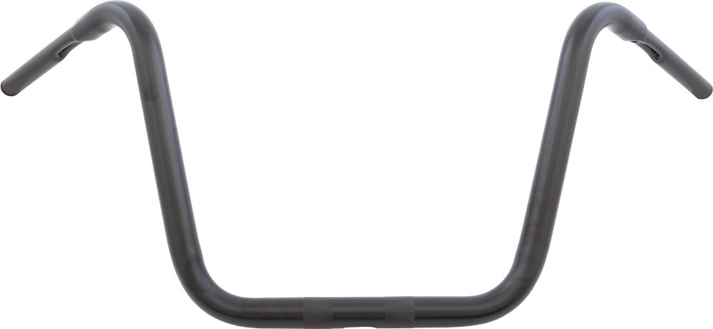 HardDrive Ape Hanger 1-1/4" Black 14" 1.25" Thru Clamp - Non TBW
