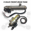 Dirty Air Stainless Steel Tank with 4 Valve Manifold