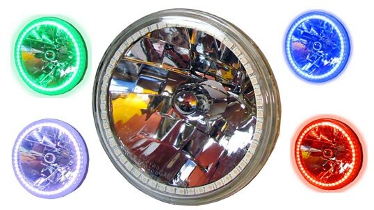 RGB Halo 7" Headlight Assembly