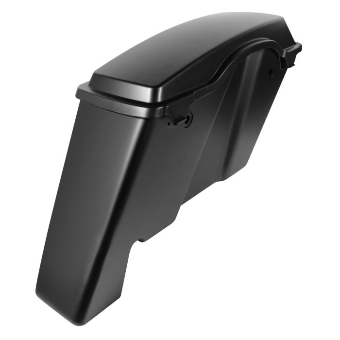 Hogworkz Unpainted 2-Into-1 Extended 4" Stretched Saddlebags for Harley® Touring '94-'13
