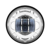 Hogworkz 7" LED Chrome Headlight with Auxiliary Passing Lamps