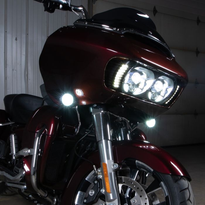 HOGWORKZ® Road Glide Visionz™ LED Turn Signal & DRL Vent Inserts for '15-'22