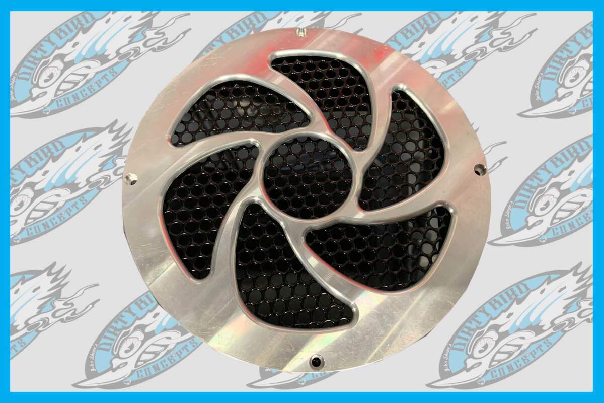 Dirty Bird The Loud Billet Velocity 8" Speaker Grills