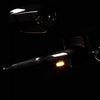 HOGWORKZ® Harley Dyna/Softail/Sportster LED Handlebar DRL / Turn Signals | Chrome