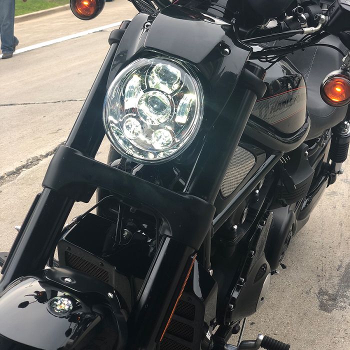 Hogworkz Harley® V-Rod LED Chrome Headlight '02-'17