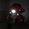 HOGWORKZ® HALOMAKER® LED Front Turn Signals for Harley-Davidson® | 1157 Base, Bullet Lens