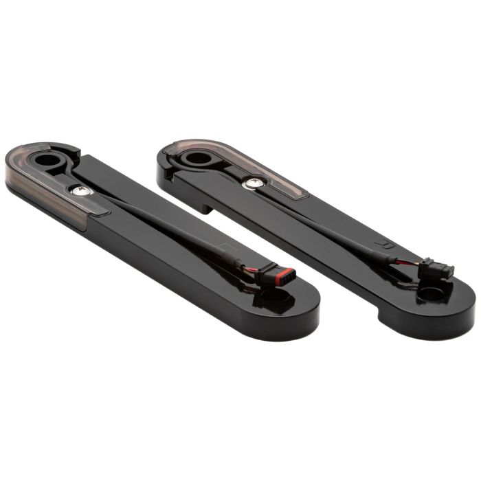 HOGWORKZ® Harley-Davidson® Street Glide / Touring LED Billet Fork DRL / Turn Signals | Black