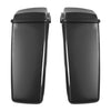 Hogworkz Unpainted Dual Blocked Extended 4" Stretched Saddlebags for Harley® Touring '14-'22