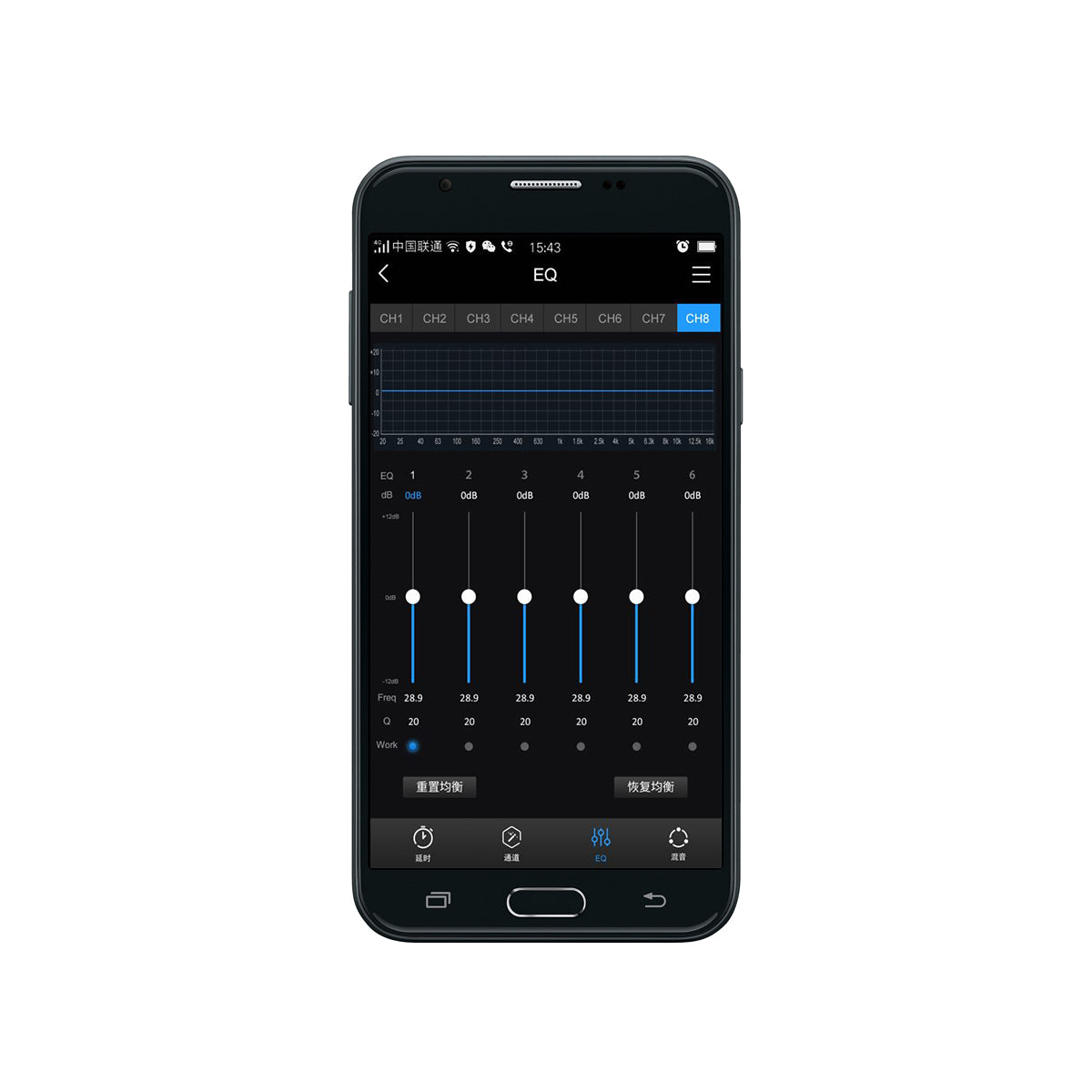 DB Drive Euphoria EDSP4-31BT 31 Band Digital Sound Processor with Built-In Amplifier