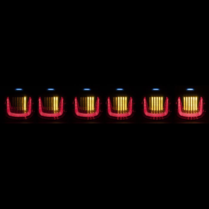 HOGWORKZ® Uproar Sequential LED Taillight w/ Plate Light | Smoked