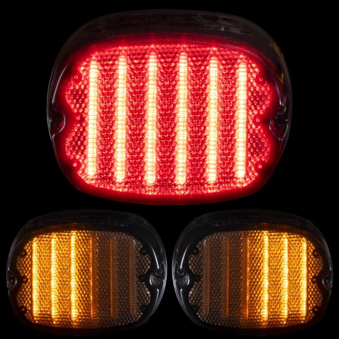 HOGWORKZ® Low Pro LED Taillight & Signals w/ Plate Light for Harley-Davidson® Motorcycles