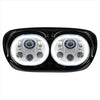 Hogworkz Harley® Road Glide Dual LED Chrome HALOMAKER® Headlight '98-'13