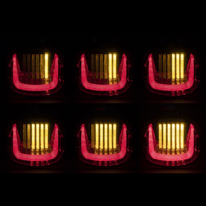 HOGWORKZ® Uproar Sequential LED Taillight w/out Plate Light | Smoked
