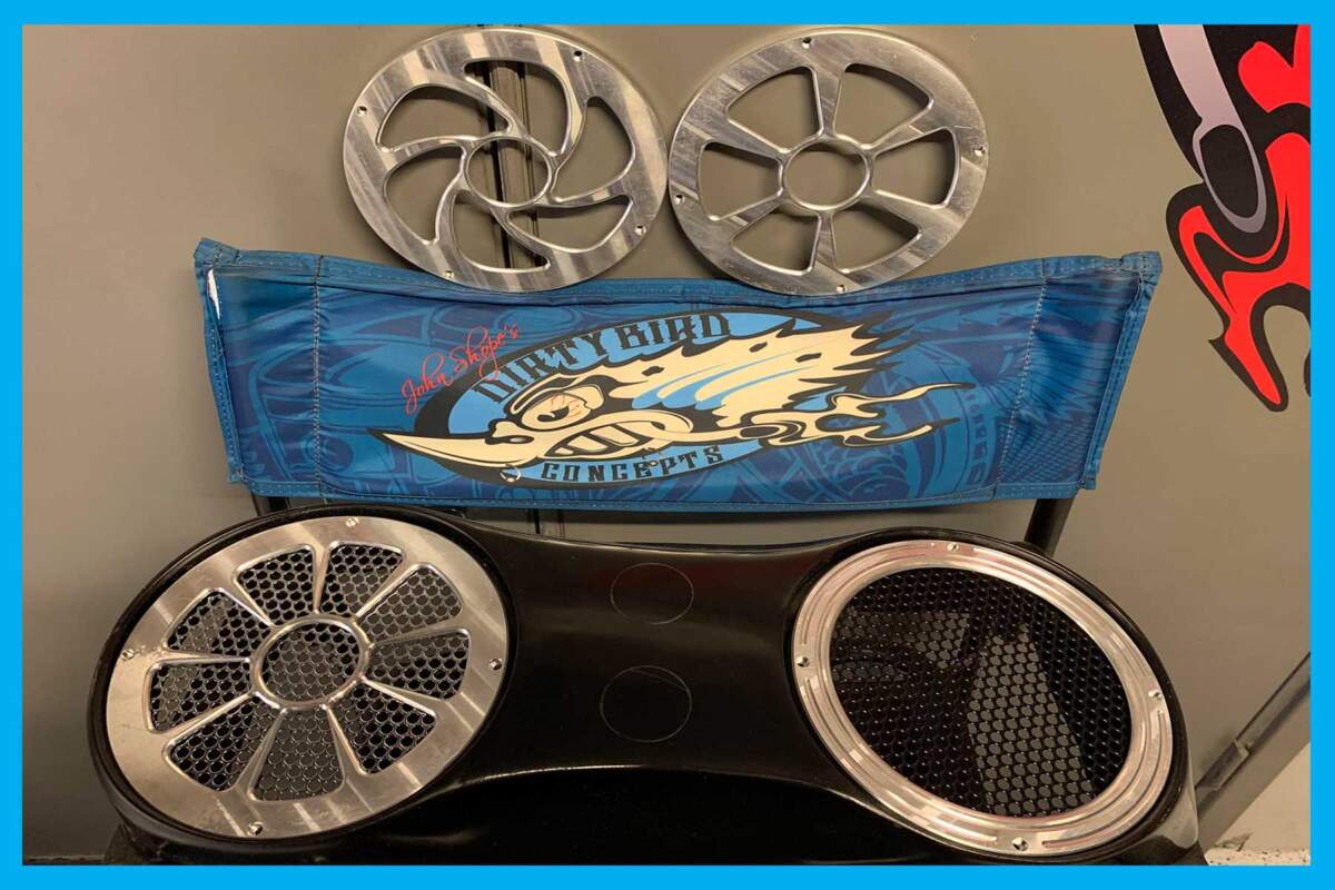 Dirty Bird The Loud Billet Barrel 8" Speaker Grills