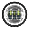 Hogworkz Harley® Chrome 4.5" LED HALOMAKER® Auxiliary Passing Lamps