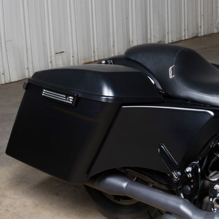 Hogworkz Unpainted 4" Dual Cut Stretched Saddlebags for Harley® Touring '14-'22