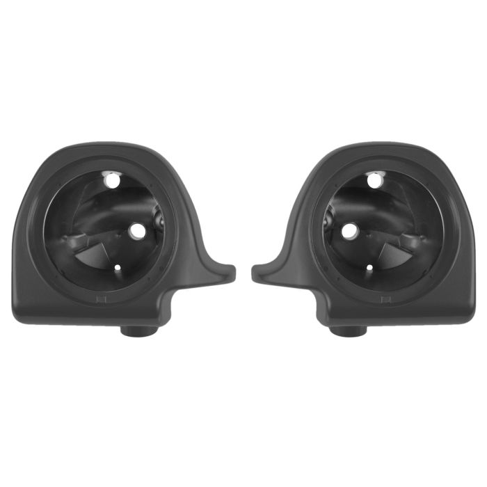 Hogworkz Unpainted 6.5" Lower Vented Fairing Speaker Pod Mounts for Harley® Touring '94-'22