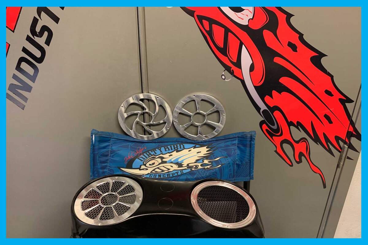 Dirty Bird The Loud Billet Fat Spoke 8" Speaker Grills
