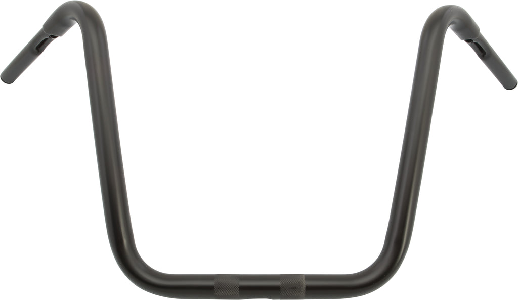 HardDrive Ape Hanger 1-1/4" Black 16" 1.25" Thru Clamp - Non TBW