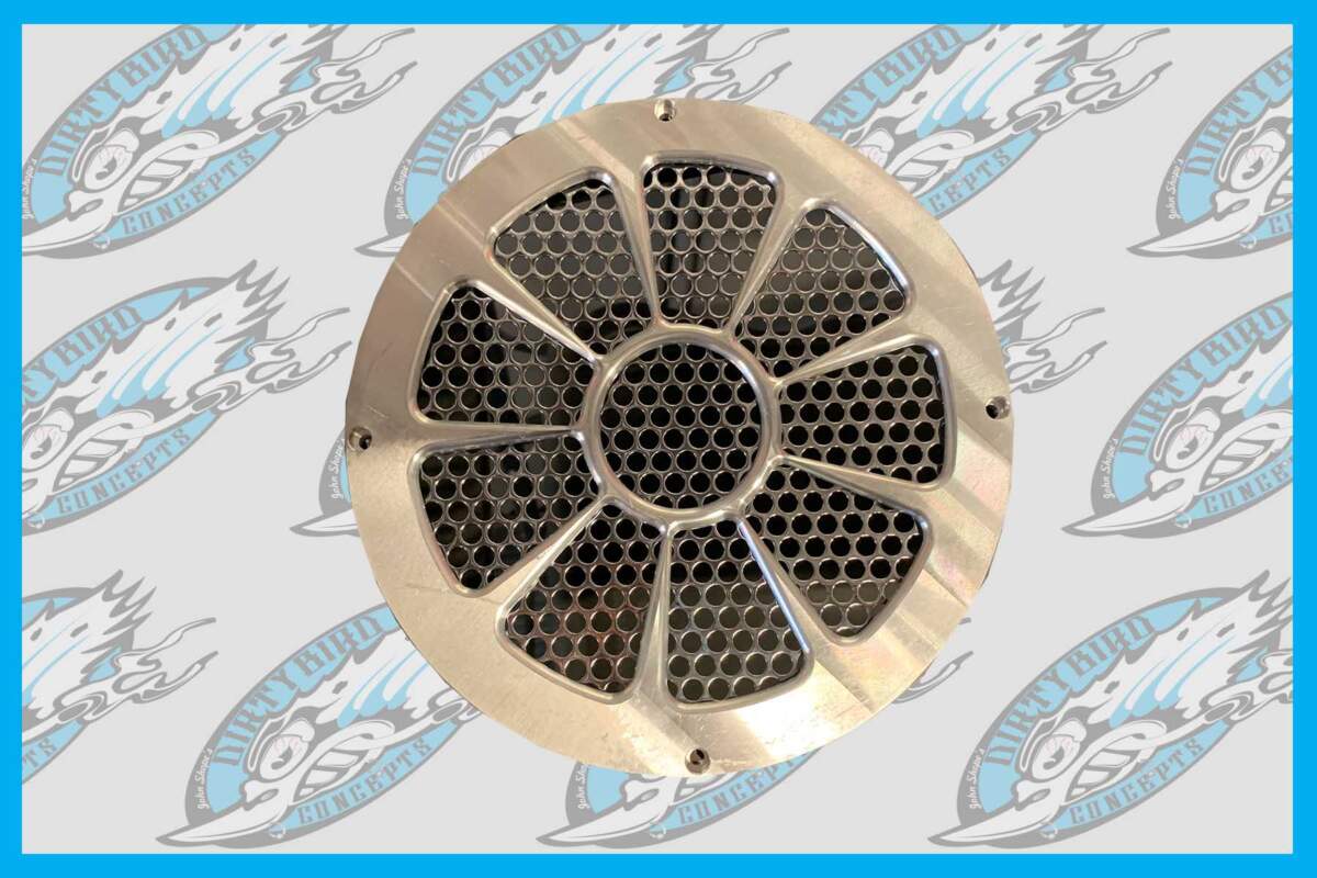 Dirty Bird The Loud Billet Spoke 8" Speaker Grills